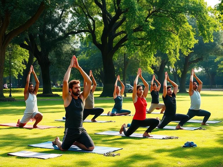 Weekend Outdoor Yoga in Chennai